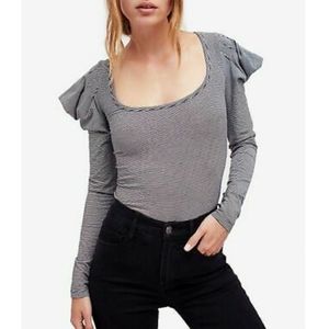 Free People Penelope Puff Sleeve Top